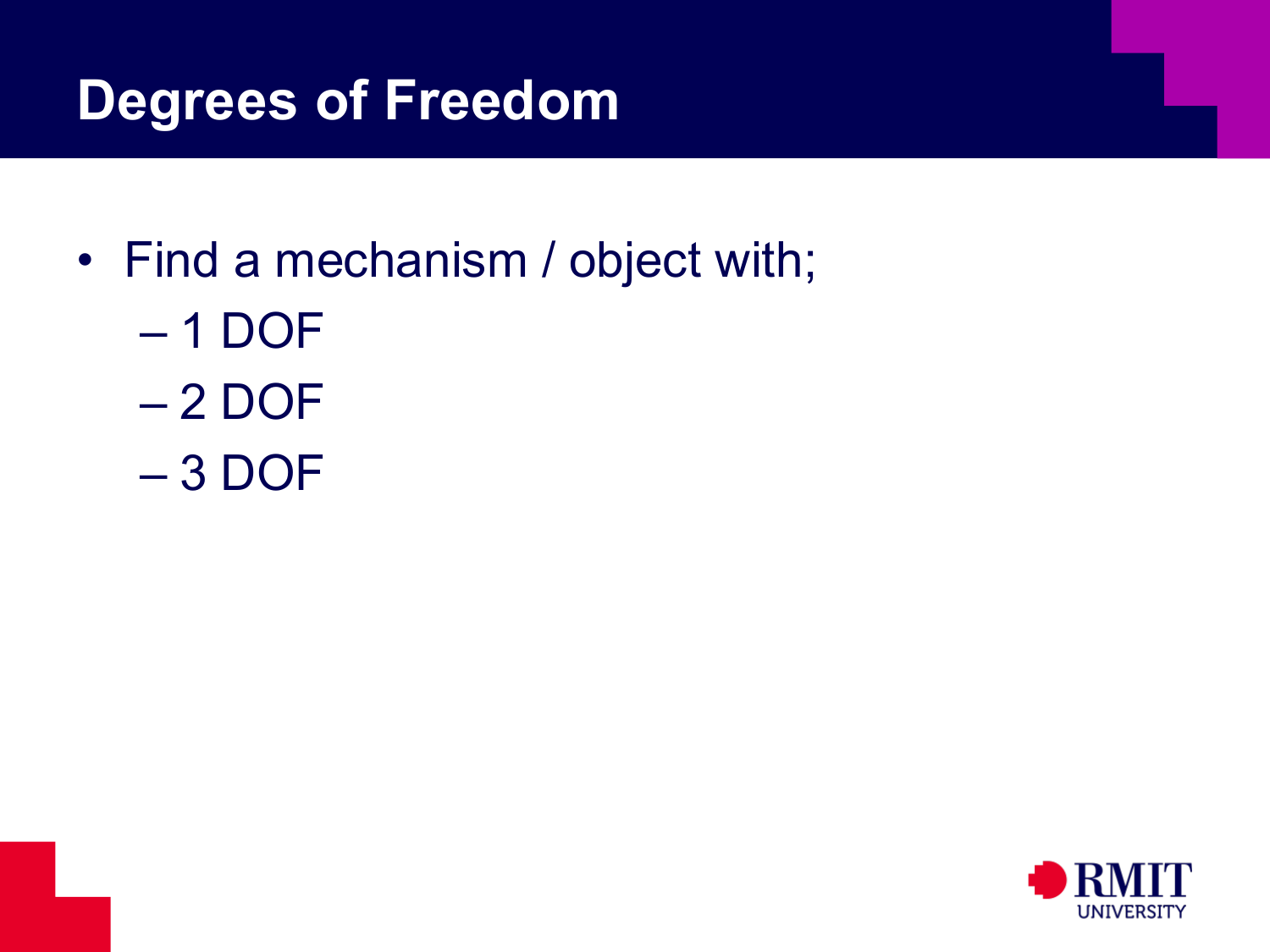Degrees of freedom prompt slide