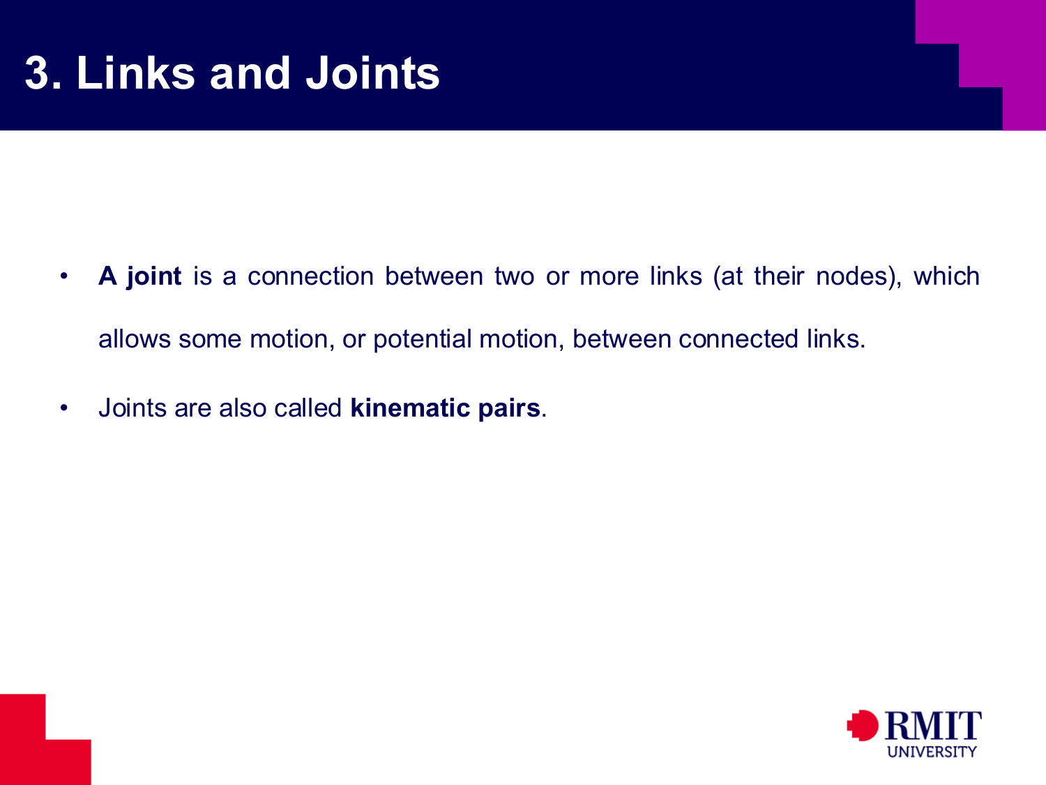 Joints definition slide