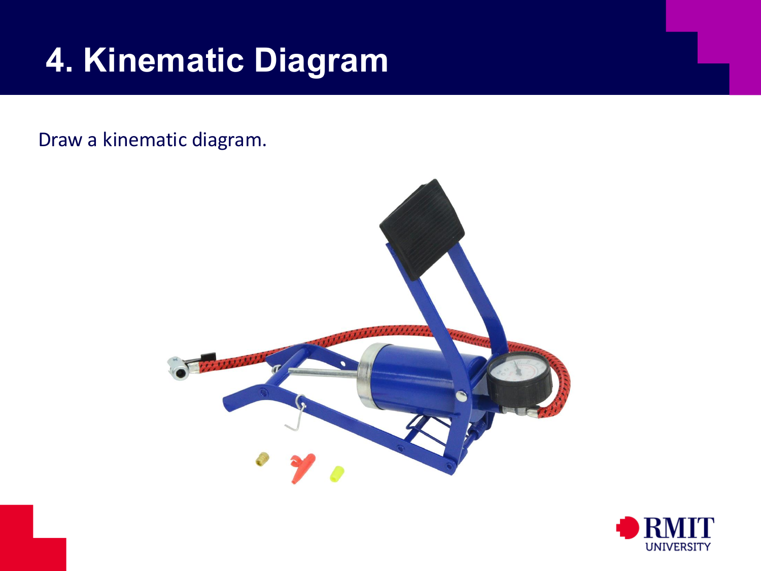 Draw a kinematic diagram prompt slide